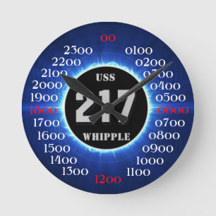 Reloj Redondo Mediano USS Whipple (DD-217)