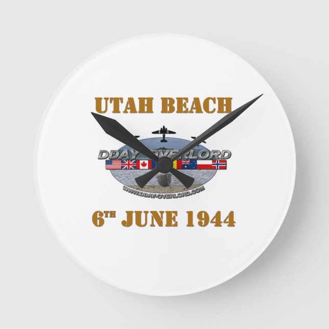 Reloj Redondo Mediano Utah Beach 6th June 1944 (Anverso)