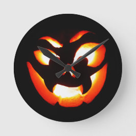 Reloj Redondo Mediano Vampire Jack-O-Lantern