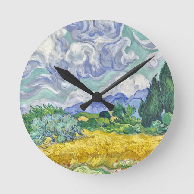 Reloj Redondo Mediano Van gogh (Anverso)