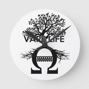 Reloj Redondo Mediano Vape Life Clock
