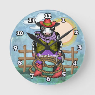 Reloj Redondo Mediano Vaquero