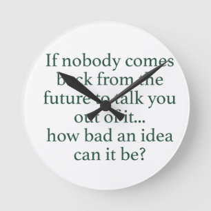 Reloj Redondo Mediano ¡Ve Por Eso!