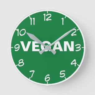 Reloj Redondo Mediano VEGAN Numerado