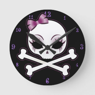 Reloj Redondo Mediano VelusaSkullie