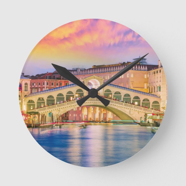 Reloj Redondo Mediano Venecia Italia (Anverso)