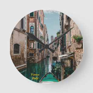 Reloj Redondo Mediano Venecia Italia La Ciudad Flotante