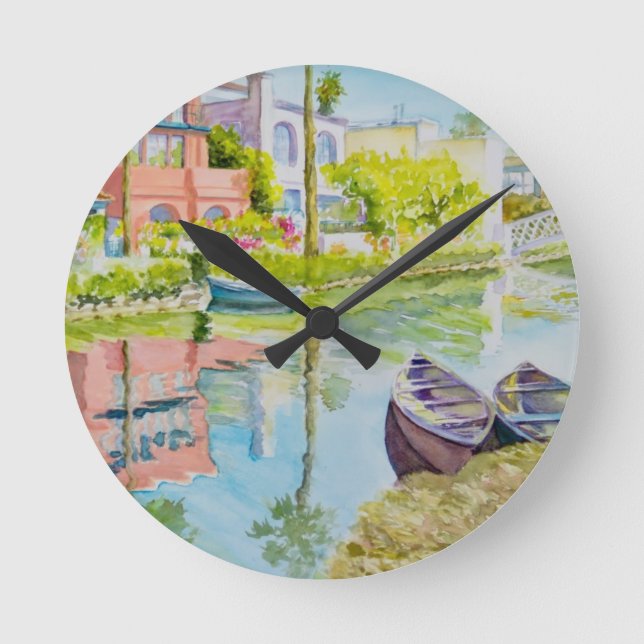 Reloj Redondo Mediano Venice Colors (Anverso)