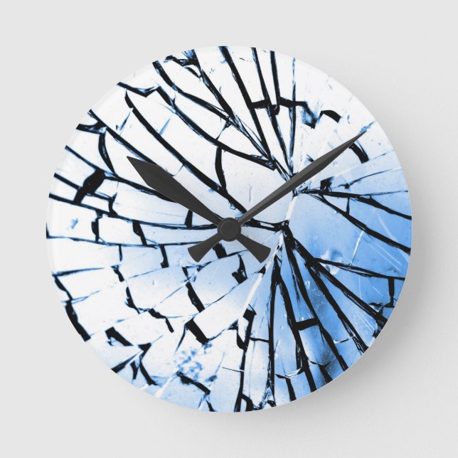 Reloj Redondo Mediano ventana rota (Anverso)