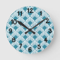 Ventiladores Verde azulados Art Deco