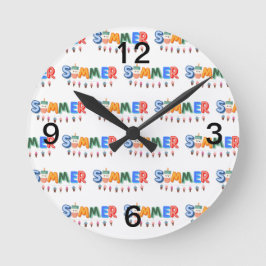 Reloj Redondo Mediano verano