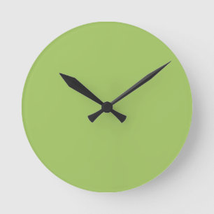 Reloj Redondo Mediano Verde primavera, verde claro claro claro, verde cl