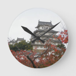 Reloj Redondo Mediano Viajar Castillo Himeji