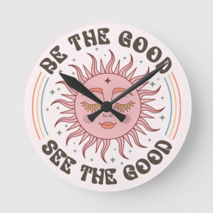 Reloj Redondo Mediano Vibes positivas