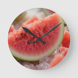 Reloj Redondo Mediano Vibraciones de Verano Helado