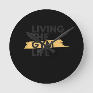 Reloj Redondo Mediano Vida del gimnasio vivo de Lifestyle