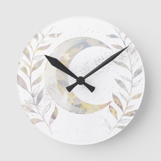 Reloj Redondo Mediano Vides y luna (Anverso)