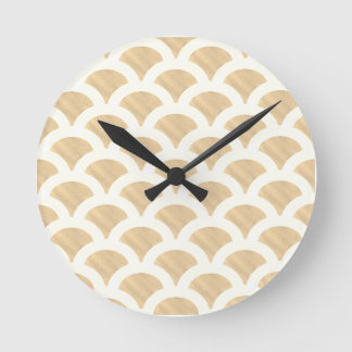 Reloj Redondo Mediano Vieira Sepia