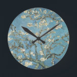 Reloj Redondo Mediano Vincent van Gogh | Almond branches in bloom, 1890<br><div class="desc">Almond branches in bloom,  1890,  Vincent van Gogh_x000D_ DGA593582_x000D_ _x000D_ De Agostini Picture Library</div>