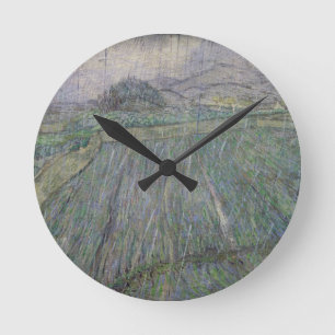 Reloj Redondo Mediano Vincent van Gogh el la tempestad de truenos