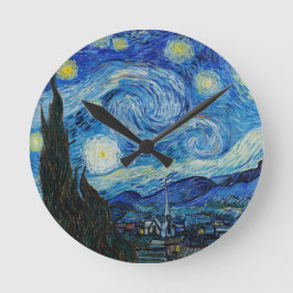 Reloj Redondo Mediano Vincent Van Gogh es la noche estrellada