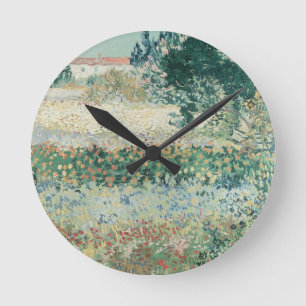 Reloj Redondo Mediano Vincent van Gogh Jardín en Bloom, Arles, 1888