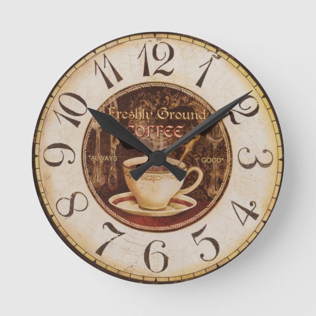 Reloj Redondo Mediano Vintage (Anverso)