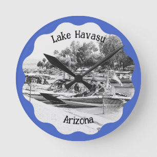 Reloj Redondo Mediano Vintage Lake Havasu