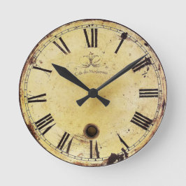 Reloj Redondo Mediano Vintage Shabby Chic Wall Clock