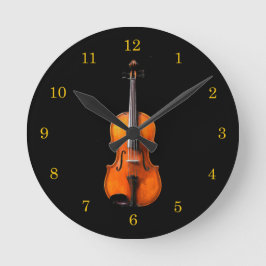 Reloj Redondo Mediano Viola Clock