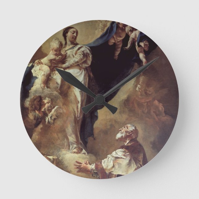 Reloj Redondo Mediano Virgen y niño que aparecen a St Philip Neri, 172 (Anverso)