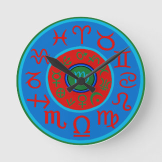 Reloj Redondo Mediano Virgo - Zodiaco Celestial