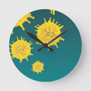 Reloj Redondo Mediano virus