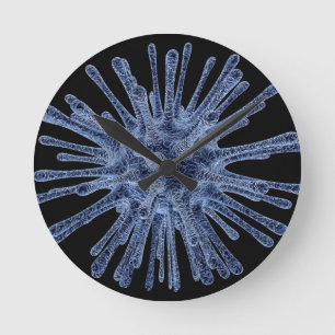 Reloj Redondo Mediano Virus Infected Cell