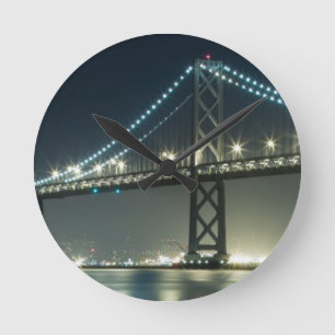 Reloj Redondo Mediano Virutas a lo largo del Embarcadero, San Francisco