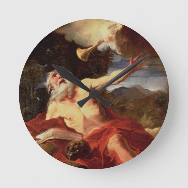 Reloj Redondo Mediano Vision de St Jerome (Anverso)