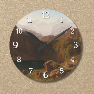 Reloj Redondo Mediano Vista de Grossglockner desde Kals