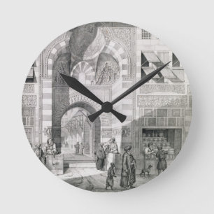 Reloj Redondo Mediano Vista de la puerta del Kaid-Bey de Okal, de los