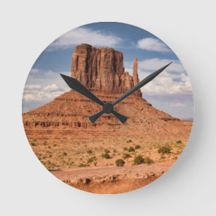 Reloj Redondo Mediano Vista de las manoplas, valle del monumento