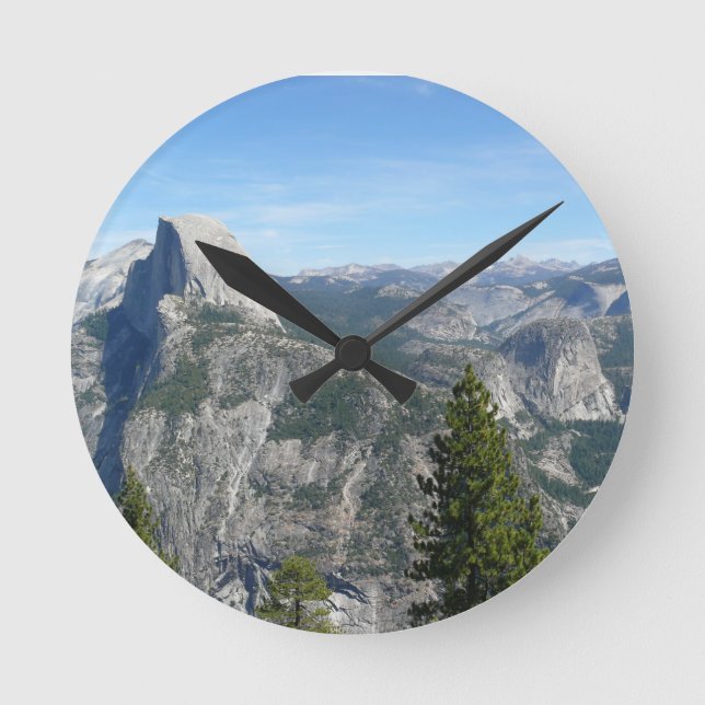 Reloj Redondo Mediano Vista de Yosemite desde Glacier Point, CA (Anverso)