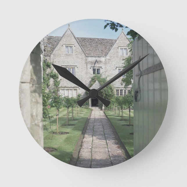 Reloj Redondo Mediano Vista del frente de la casa (foto) (Anverso)