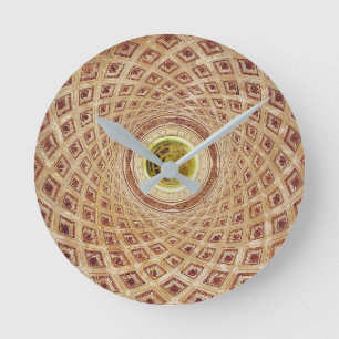 Reloj Redondo Mediano Vista interior de la cúpula en la capilla