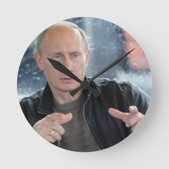 Reloj Redondo Mediano Vladimir Putin (Anverso)