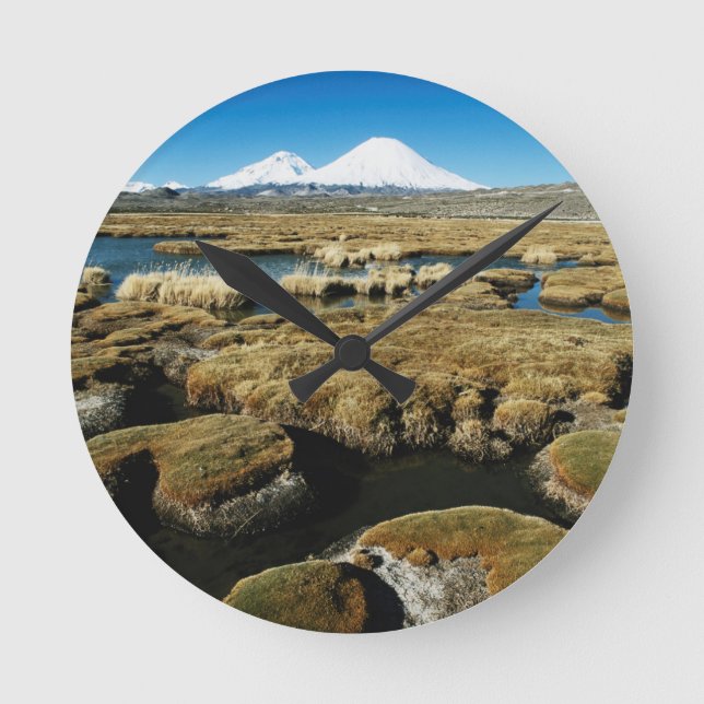 Reloj Redondo Mediano Volcanes Payachalas (Anverso)
