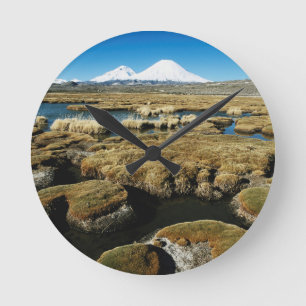Reloj Redondo Mediano Volcanes Payachalas