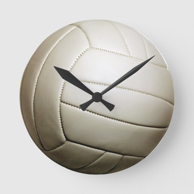 Reloj Redondo Mediano Voleibol de 10,75" (Anverso)