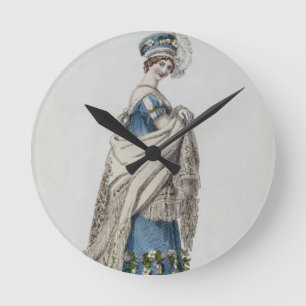 Reloj Redondo Mediano Walking dress, fashion plate from Ackermann's Repo