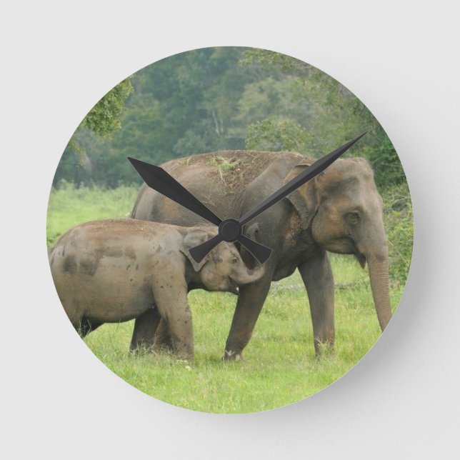 Reloj Redondo Mediano Wall Clock (Anverso)