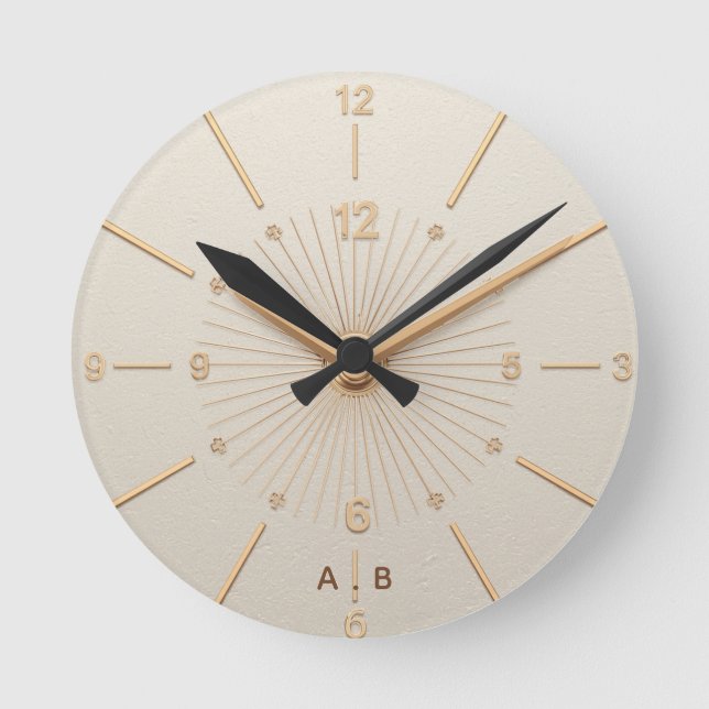 Reloj Redondo Mediano Wall Clock (Anverso)