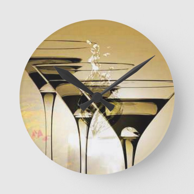 Reloj Redondo Mediano Wanduhr redondo con móvil vidrios (Anverso)